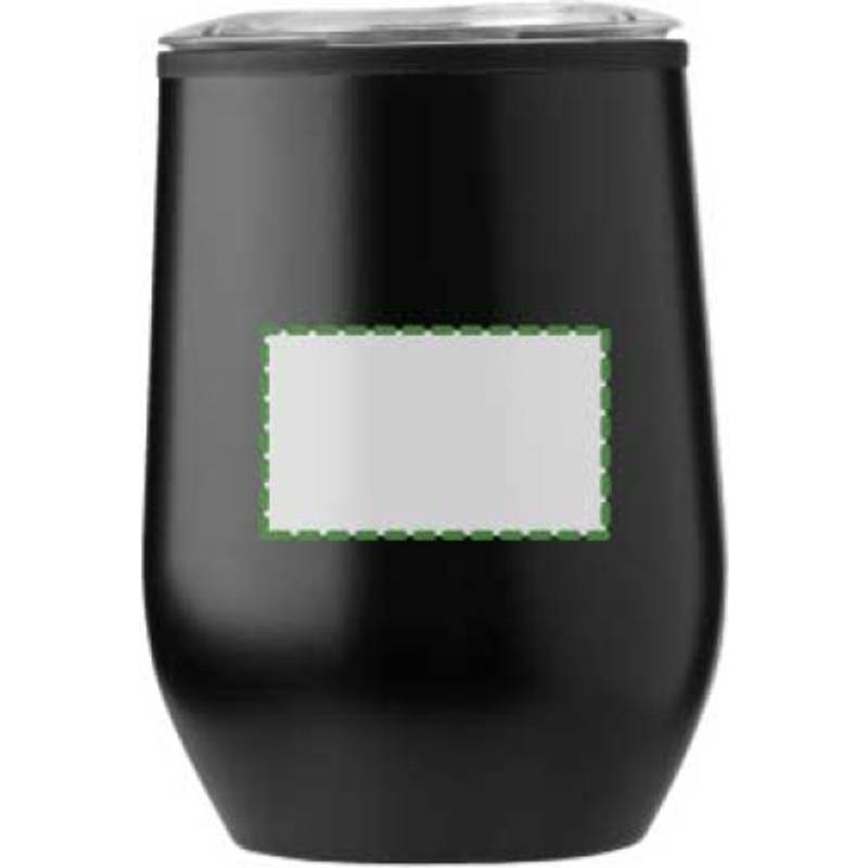 Cestovní hrnek Zoe z nerezavějící oceli, modrá námořnická Cestovní hrnek Zoe z nerezavějící oceli, modrá námořnická