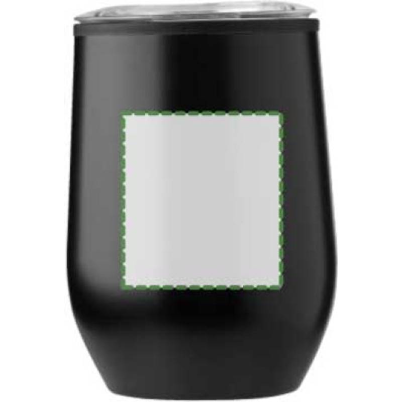 Cestovní hrnek Zoe z nerezavějící oceli, modrá námořnická Cestovní hrnek Zoe z nerezavějící oceli, modrá námořnická