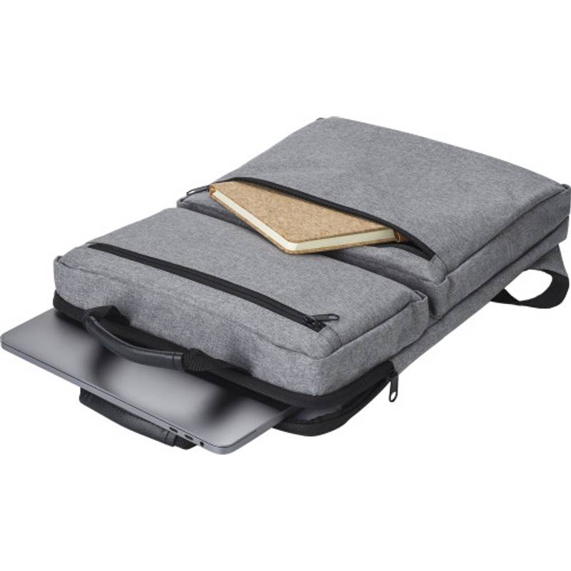 Polycanvasový (300D) batoh Seth, černá Polycanvasový (300D) batoh Seth, černá