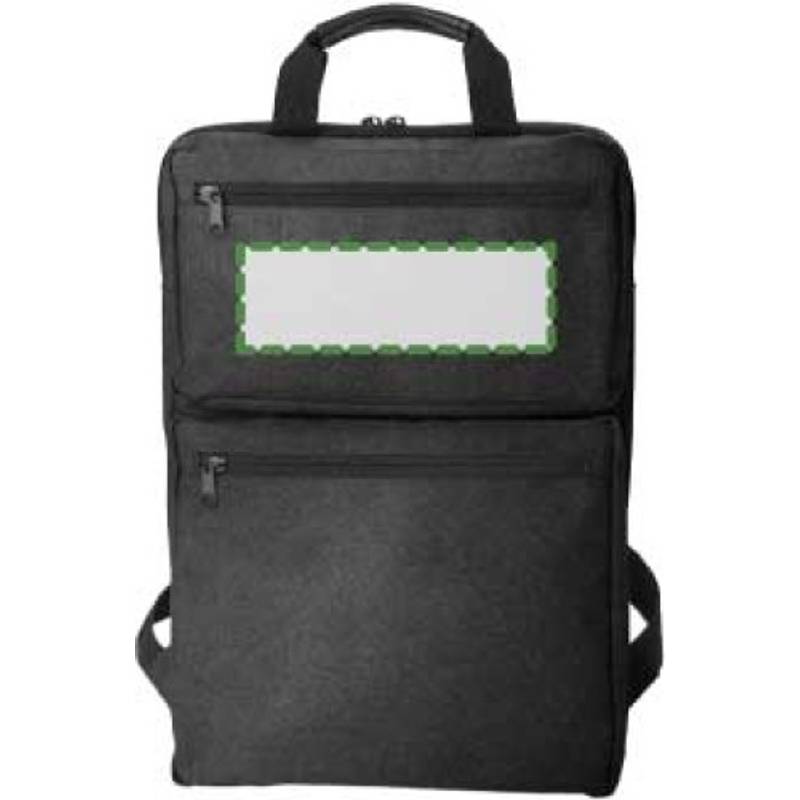 Polycanvasový (300D) batoh Seth, černá Polycanvasový (300D) batoh Seth, černá