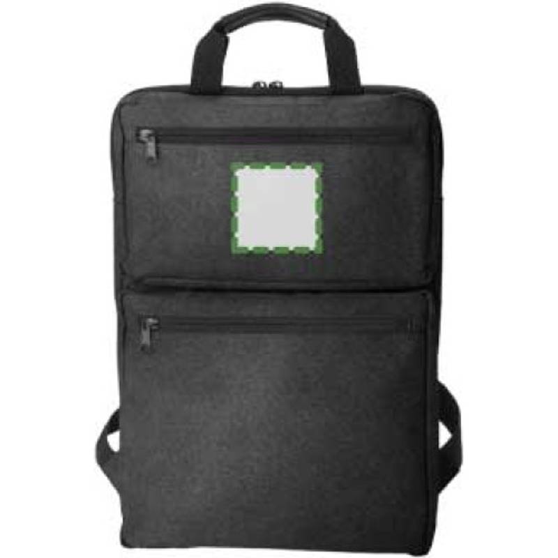 Polycanvasový (300D) batoh Seth, černá Polycanvasový (300D) batoh Seth, černá