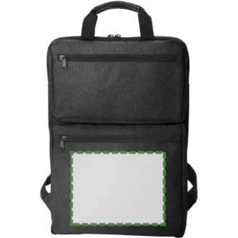 Polycanvasový (300D) batoh Seth, černá Polycanvasový (300D) batoh Seth, černá