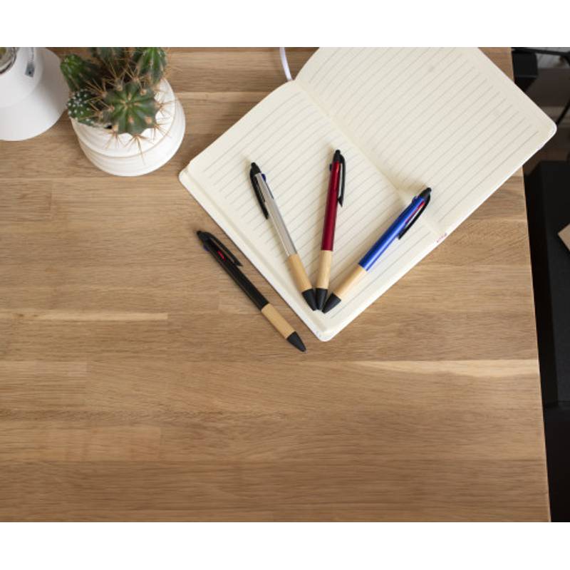 ABS 3 barevné inkoustové kuličkové pero Malachi, černá ABS 3 barevné inkoustové kuličkové pero Malachi, černá