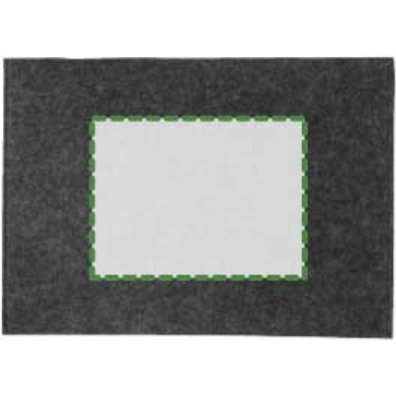 RPET plstěná taška na dokumenty Riley, šedá RPET plstěná taška na dokumenty Riley, šedá