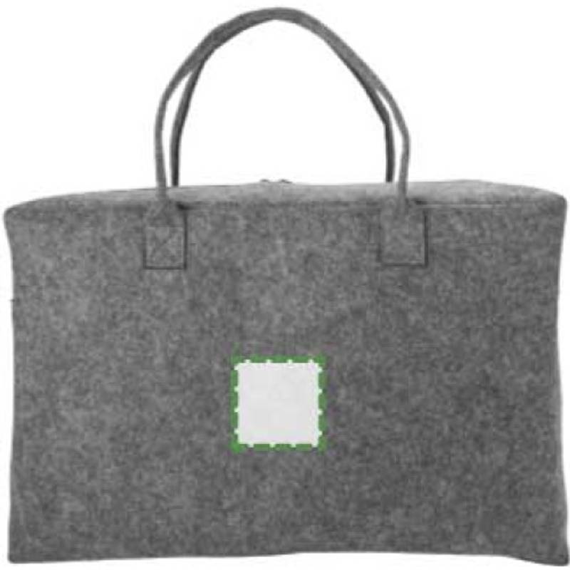 RPET plstená taška Savannah, sivá RPET plstená taška Savannah, sivá