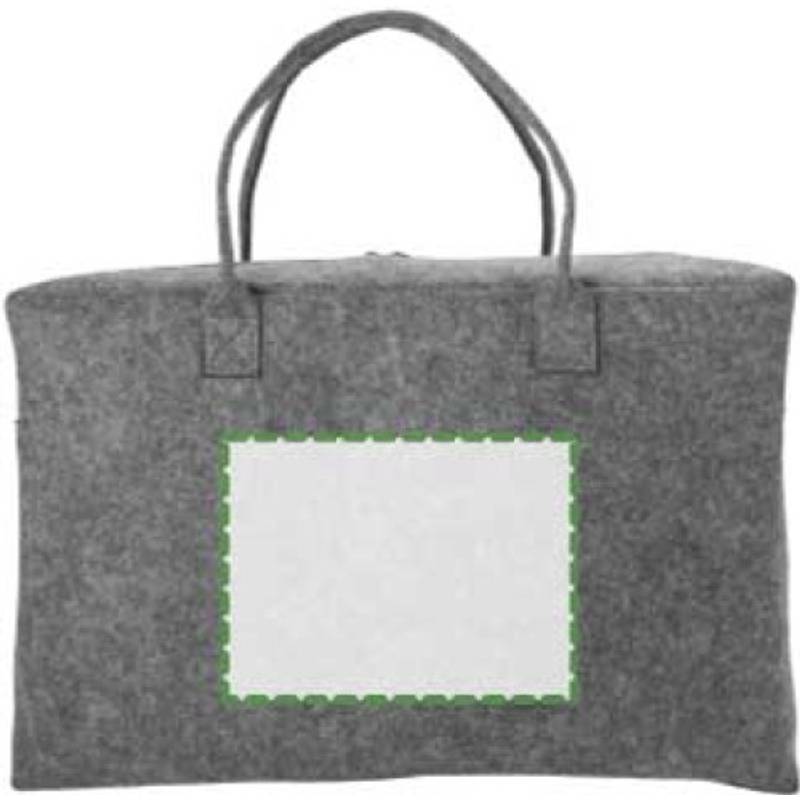 RPET plstená taška Savannah, sivá RPET plstená taška Savannah, sivá