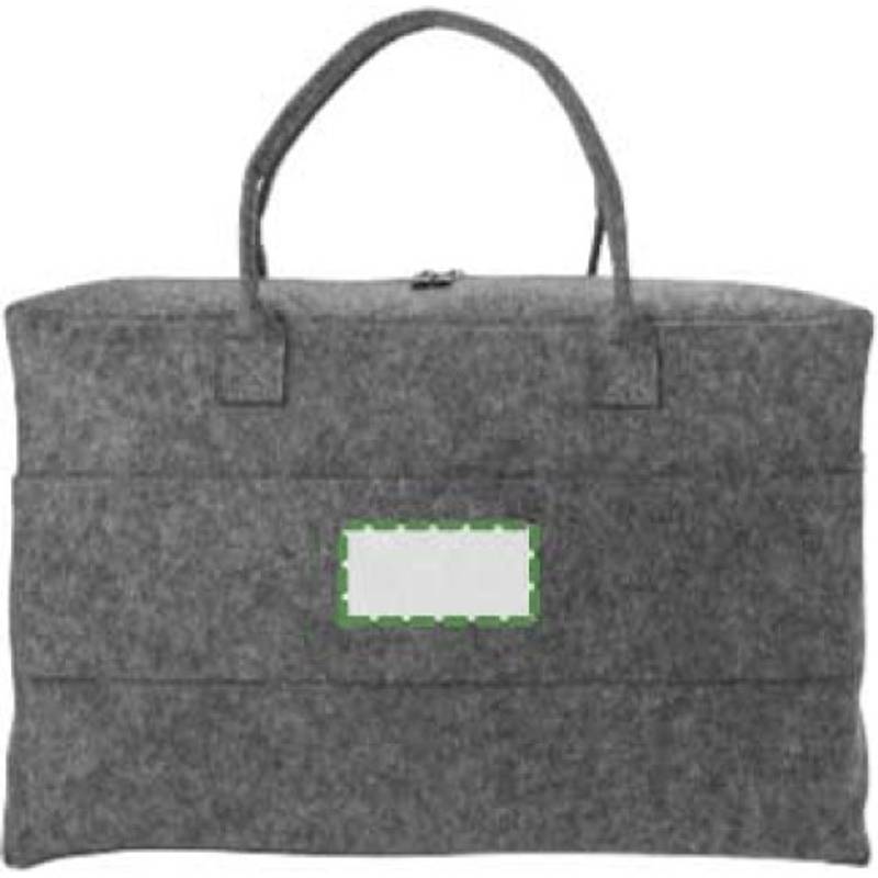 RPET plstená taška Savannah, sivá RPET plstená taška Savannah, sivá