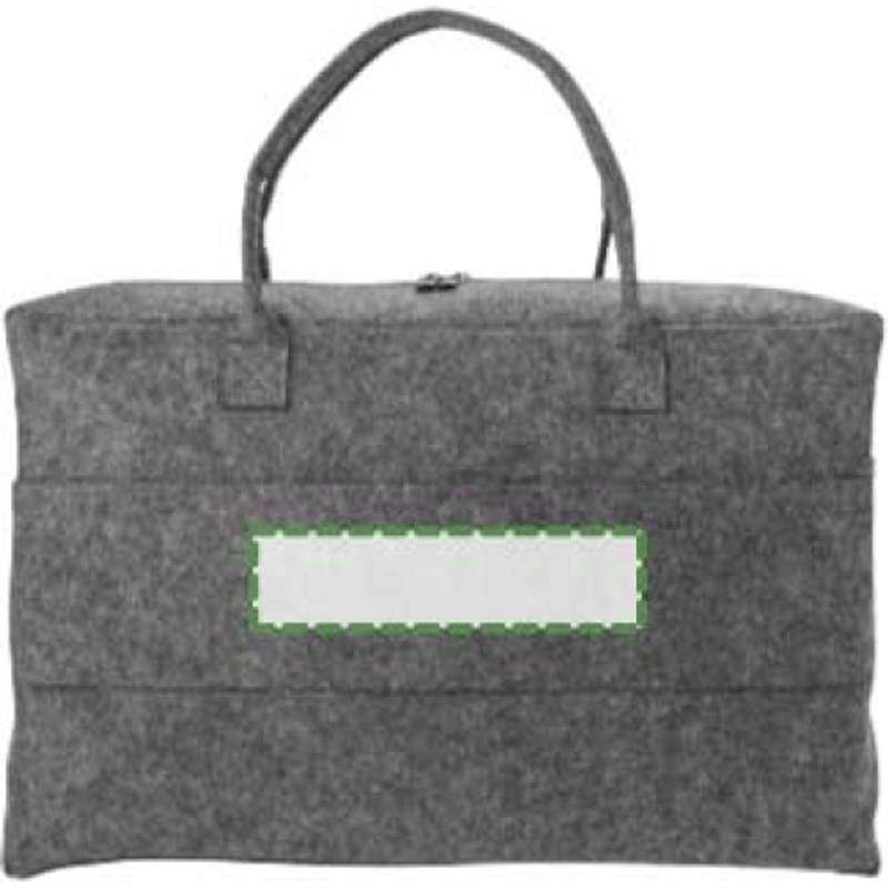 RPET plstená taška Savannah, sivá RPET plstená taška Savannah, sivá