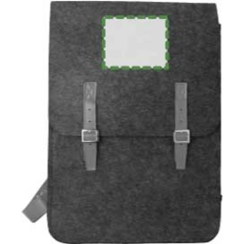 RPET plstený batoh Avery, sivá RPET plstený batoh Avery, sivá