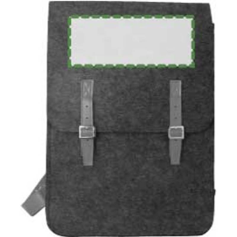 RPET plstený batoh Avery, sivá RPET plstený batoh Avery, sivá