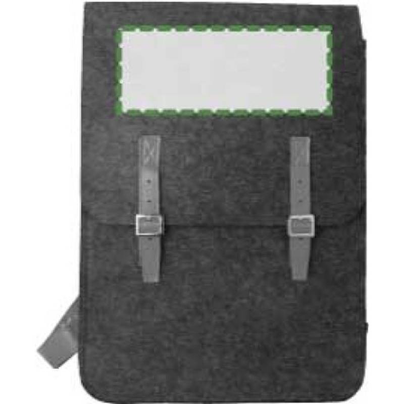 RPET plstený batoh Avery, sivá RPET plstený batoh Avery, sivá