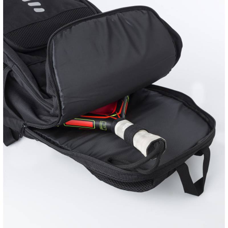 Polyesterový RPET multifunkční batoh Sebastian, černá Polyesterový RPET multifunkční batoh Sebastian, černá