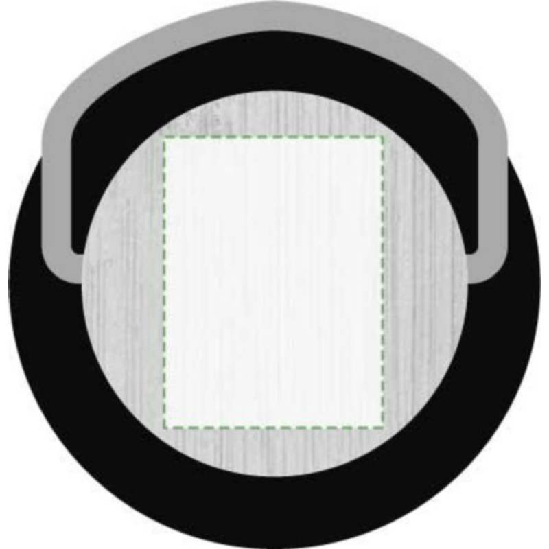 Nerezová dvojplášťová fľaša Damien, čierna Nerezová dvojplášťová fľaša Damien, čierna