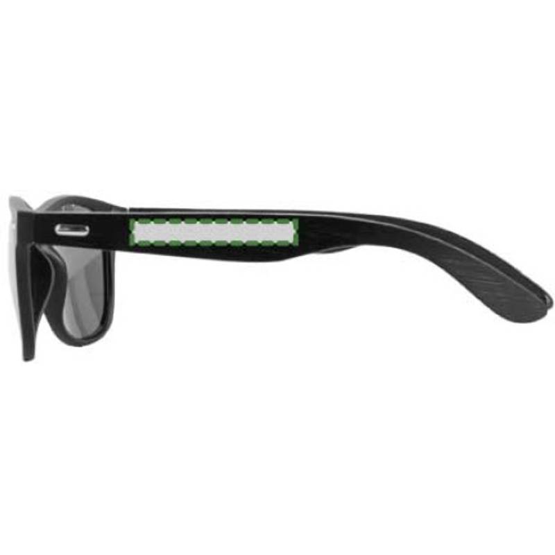 ABS a bambusové sluneční brýle Jaxon, černá ABS a bambusové sluneční brýle Jaxon, černá