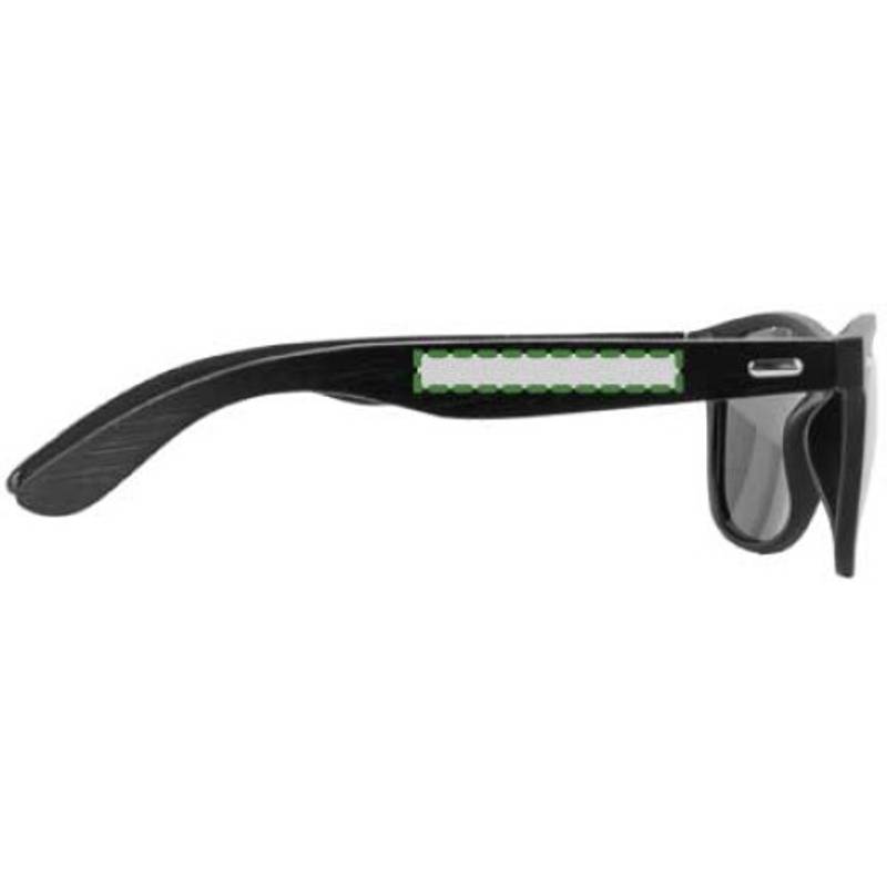 ABS a bambusové sluneční brýle Jaxon, černá ABS a bambusové sluneční brýle Jaxon, černá