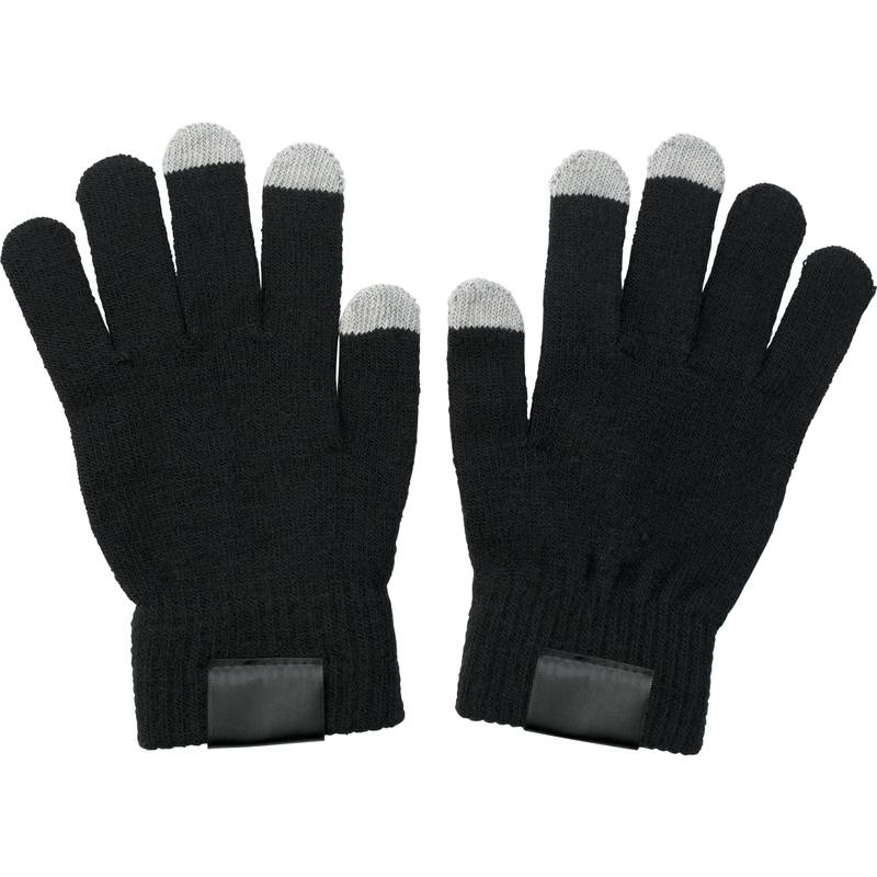 GLOVES rukavice vhodné na dotykový displej, čierna GLOVES rukavice vhodné na dotykový displej, čierna