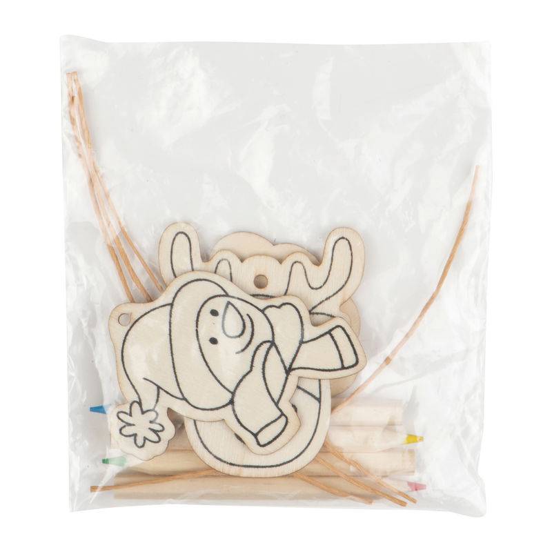 Sada na maľovanie vianočných ozdôb, hnedá béžová Sada na maľovanie vianočných ozdôb, hnedá béžová