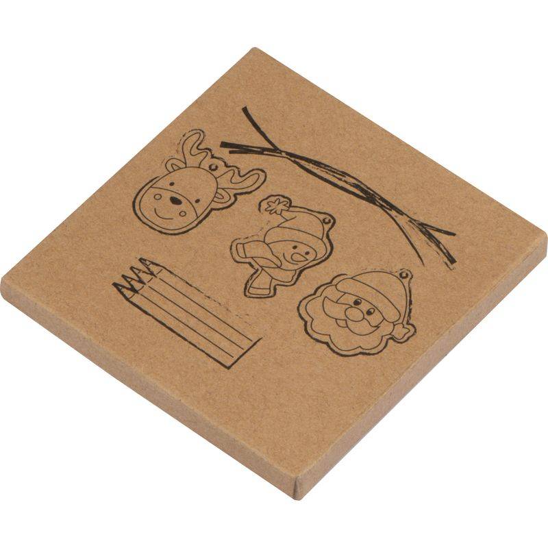 Sada na maľovanie vianočných ozdôb, hnedá béžová Sada na maľovanie vianočných ozdôb, hnedá béžová