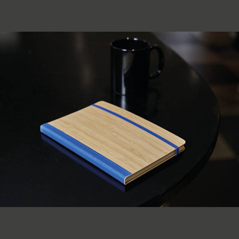 Bambusový zápisník, modrá Bambusový zápisník, modrá