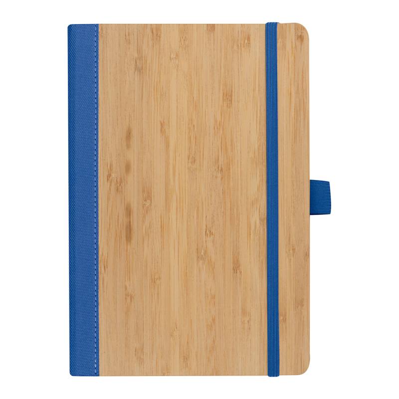 Bambusový zápisník, modrá Bambusový zápisník, modrá