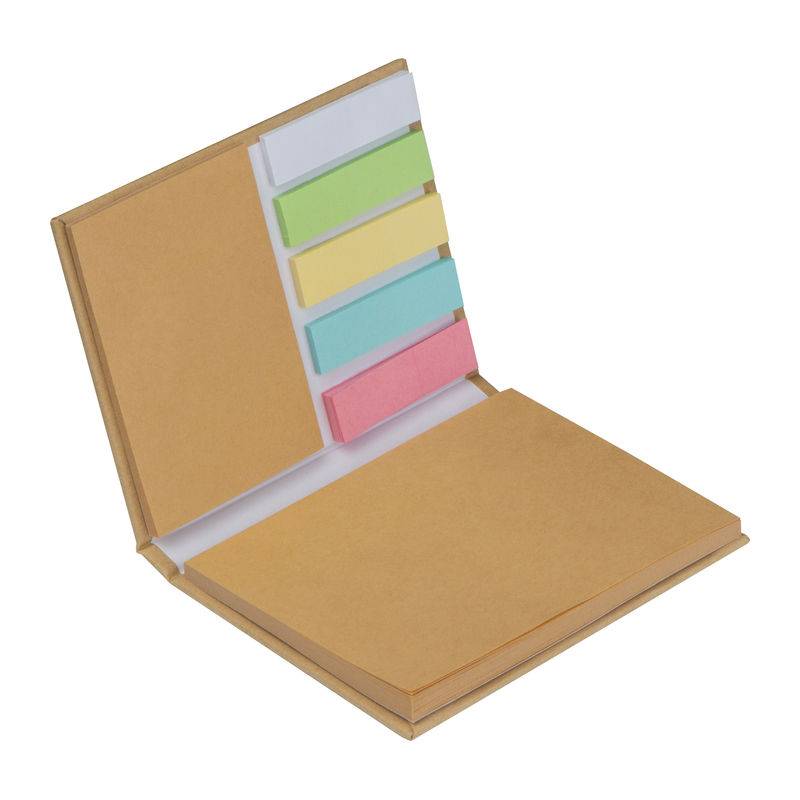 Samolepící poznámkový blok, hnědá béžová Samolepící poznámkový blok, hnědá béžová