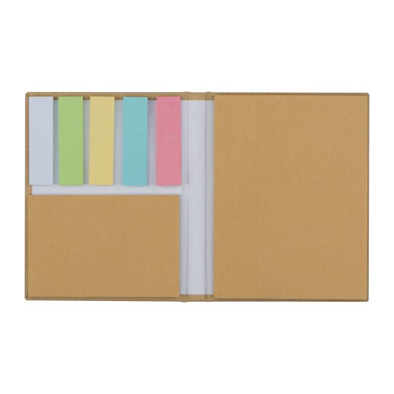 Samolepící poznámkový blok, hnědá béžová Samolepící poznámkový blok, hnědá béžová