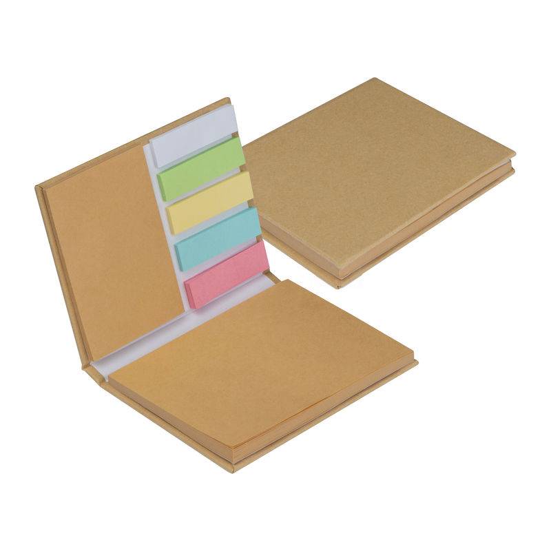 Samolepící poznámkový blok, hnědá béžová Samolepící poznámkový blok, hnědá béžová