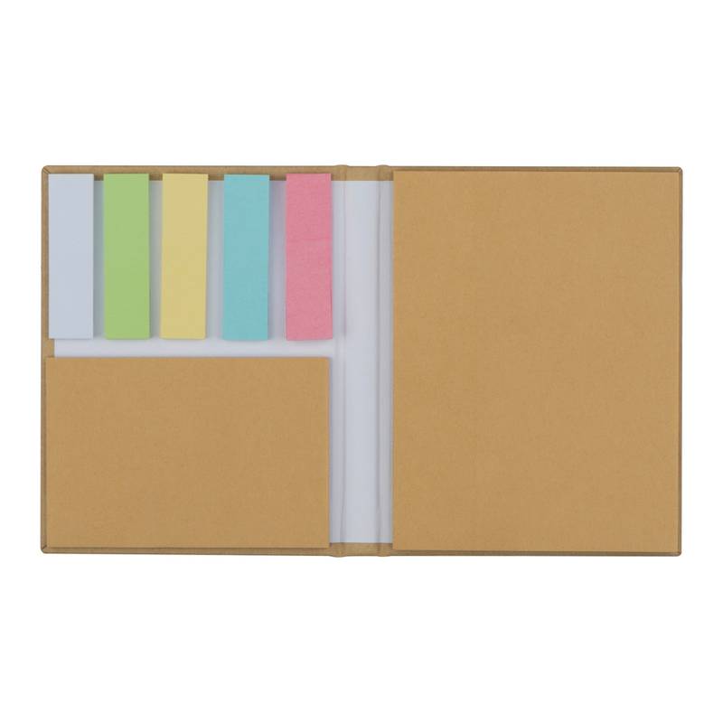 Samolepící poznámkový blok, hnědá béžová Samolepící poznámkový blok, hnědá béžová