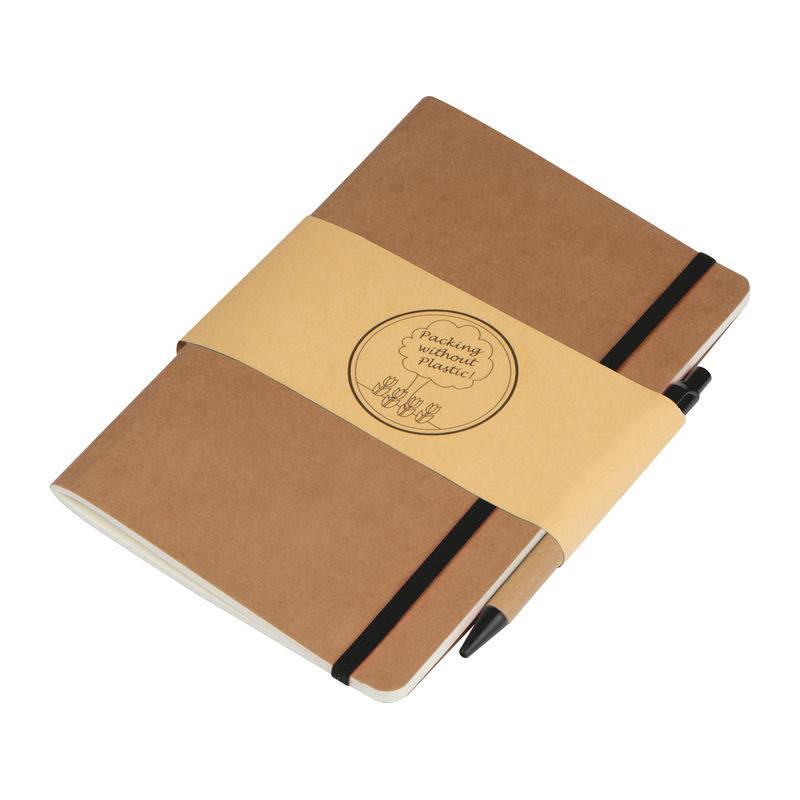 Zápisník s kuličkovým perem, černá Zápisník s kuličkovým perem, černá