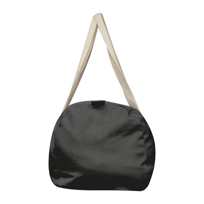 Bavlnená víkendová taška, čierna Bavlnená víkendová taška, čierna