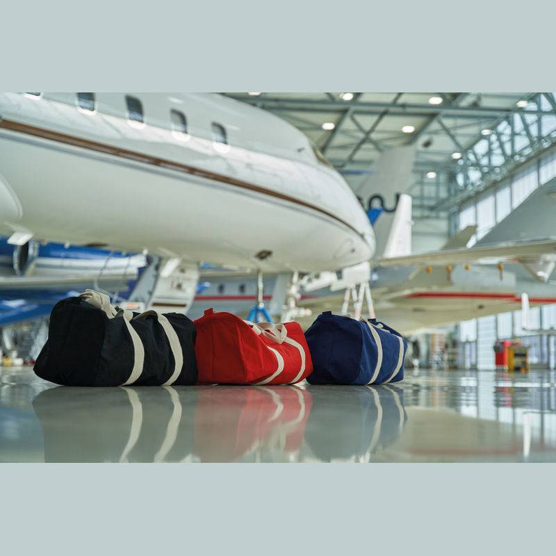 Bavlnená víkendová taška, čierna Bavlnená víkendová taška, čierna