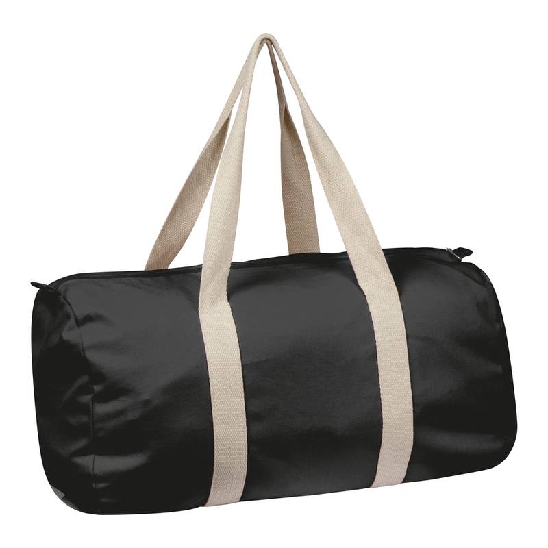 Bavlnená víkendová taška, čierna Bavlnená víkendová taška, čierna