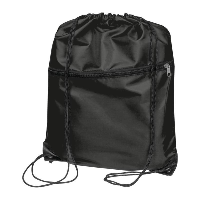 Vrecuško z recyklovateľných plastov RPET, čierna Vrecuško z recyklovateľných plastov RPET, čierna