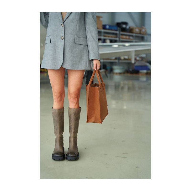 Plstěná taška RPET, hnědá Plstěná taška RPET, hnědá