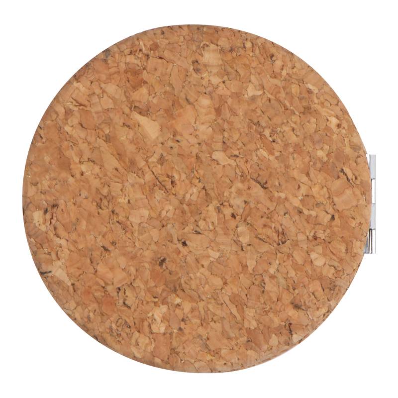 Korkové vreckové zrkadlo, hnedá béžová Korkové vreckové zrkadlo, hnedá béžová