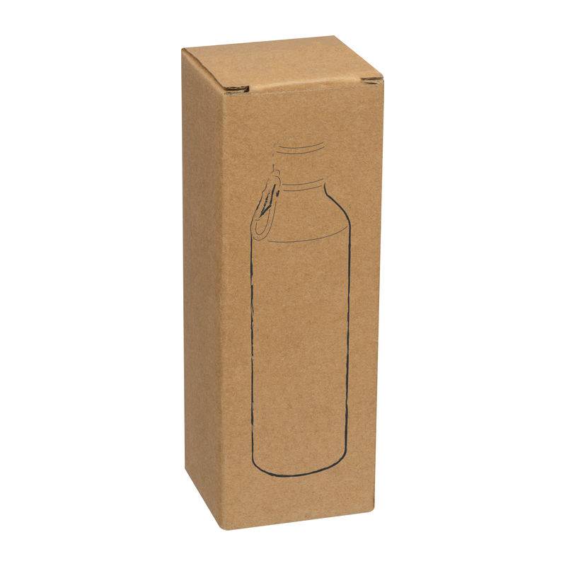 Fľaša z recyklovaného hliníka, sivá Fľaša z recyklovaného hliníka, sivá