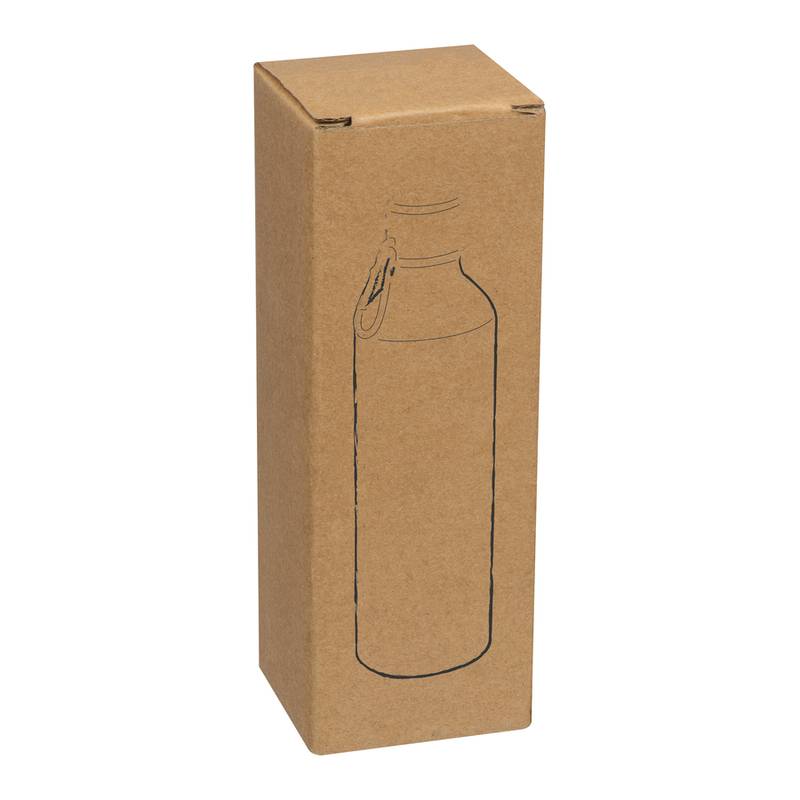 Fľaša z recyklovaného hliníka, sivá Fľaša z recyklovaného hliníka, sivá