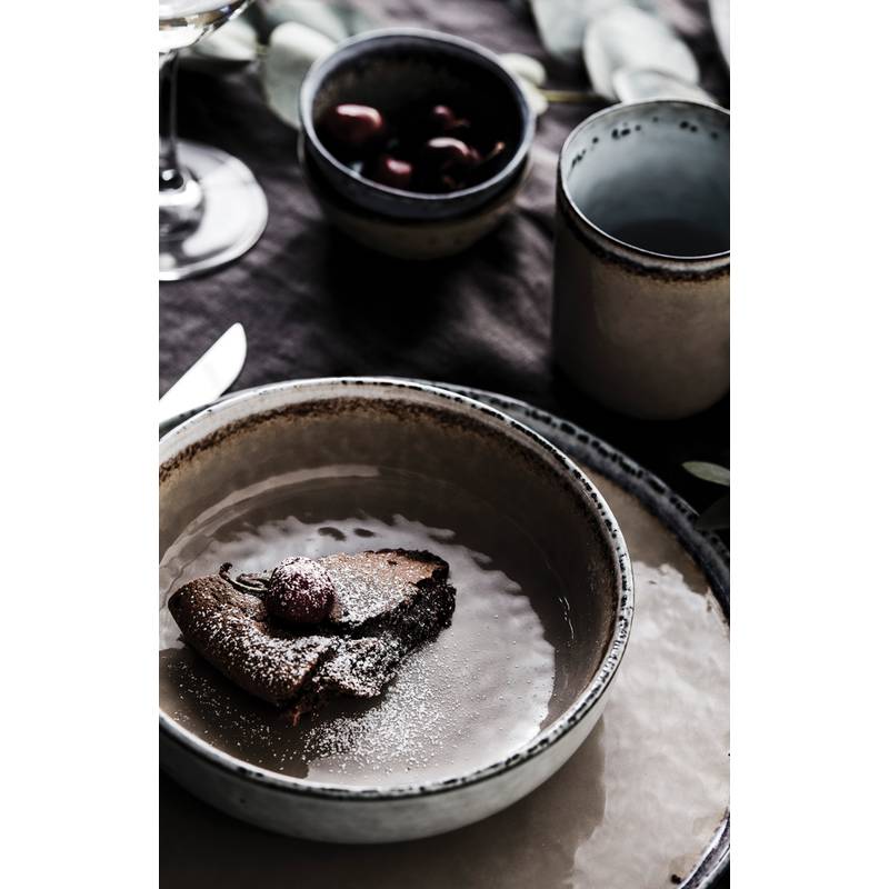 Talíř 20 cm, sada 2 ks VINGA Nomimono, bílá Talíř 20 cm, sada 2 ks VINGA Nomimono, bílá