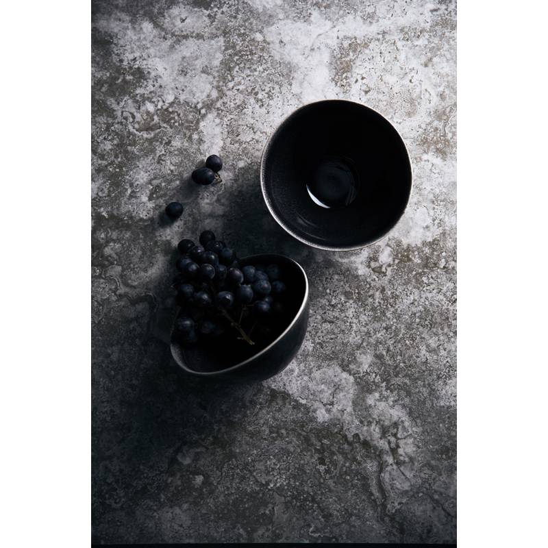 Sada misiek 15,5 cm 2 ks VINGA Nomimono, čierna Sada misiek 15,5 cm 2 ks VINGA Nomimono, čierna