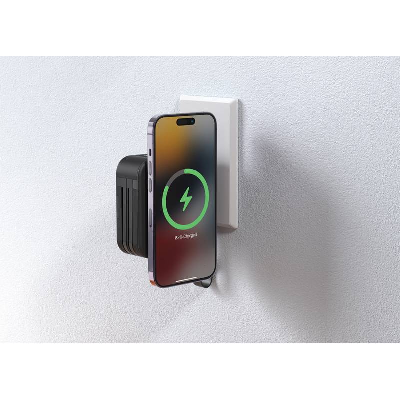 Nabíjačka Urban Vitamin Saratoga 5 in 1, čierna Nabíjačka Urban Vitamin Saratoga 5 in 1, čierna