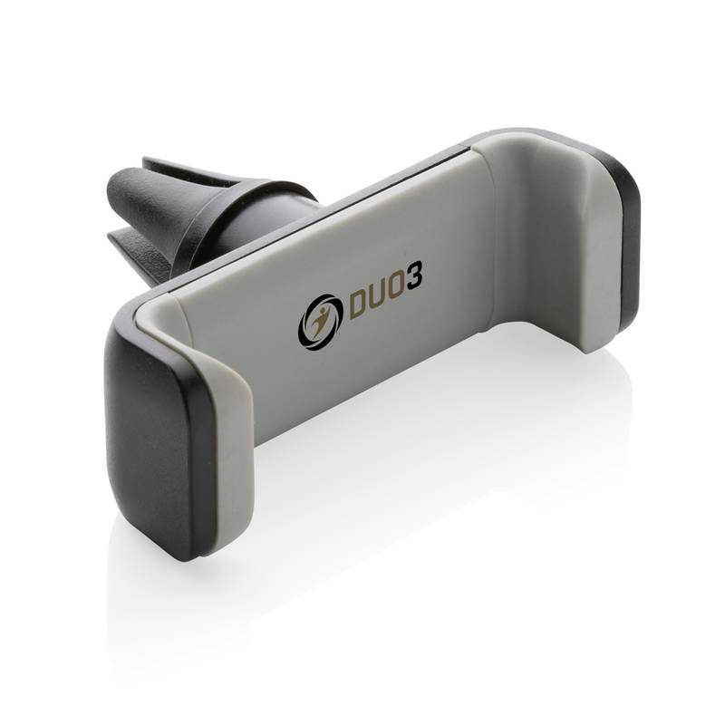 Držiak na telefón do auta 360 Acar z RCS recykl. plastu, čierna Držiak na telefón do auta 360 Acar z RCS recykl. plastu, čierna