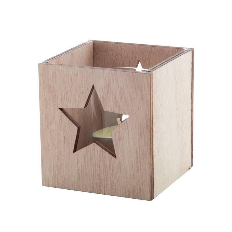 Keylax vianočná sviečka, hviezda, hnedá prírodná Keylax vianočná sviečka, hviezda, hnedá prírodná