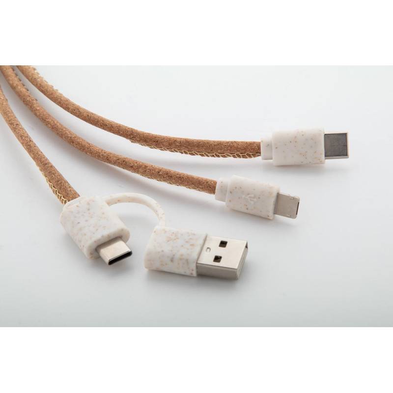 Koruku USB nabíjecí kabel, hnědá přírodní Koruku USB nabíjecí kabel, hnědá přírodní