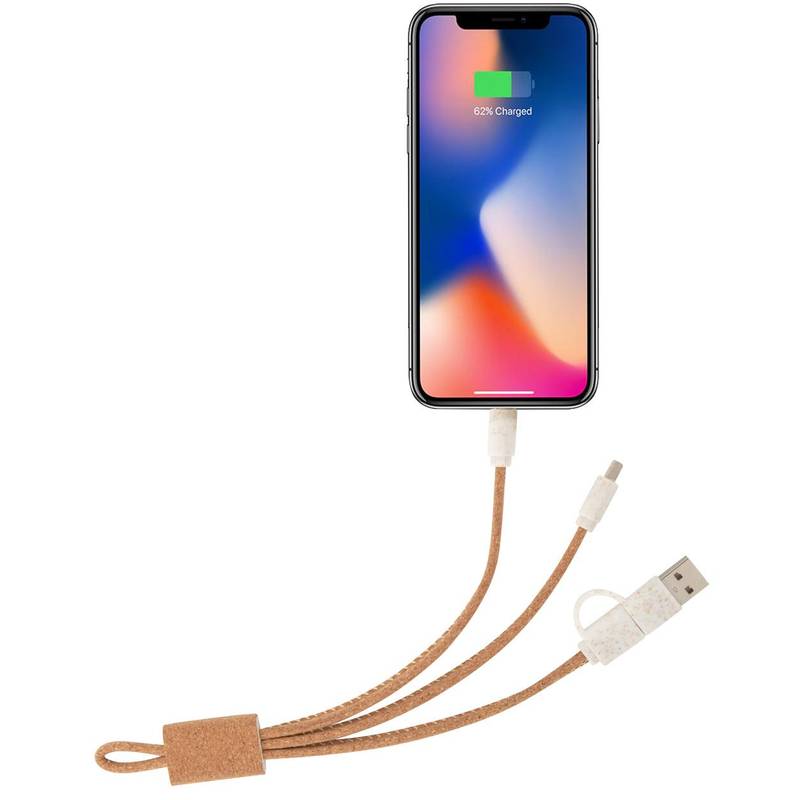 Koruku USB nabíjecí kabel, hnědá přírodní Koruku USB nabíjecí kabel, hnědá přírodní