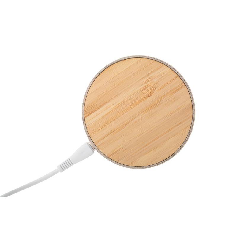 WheaCharge bezdrátová nabíječka, hnědá přírodní WheaCharge bezdrátová nabíječka, hnědá přírodní