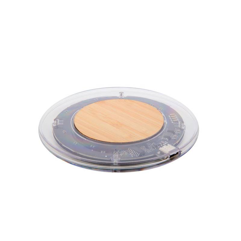 SeeCharge průhledná bezdrátová nabíječka, hnědá přírodní SeeCharge průhledná bezdrátová nabíječka, hnědá přírodní