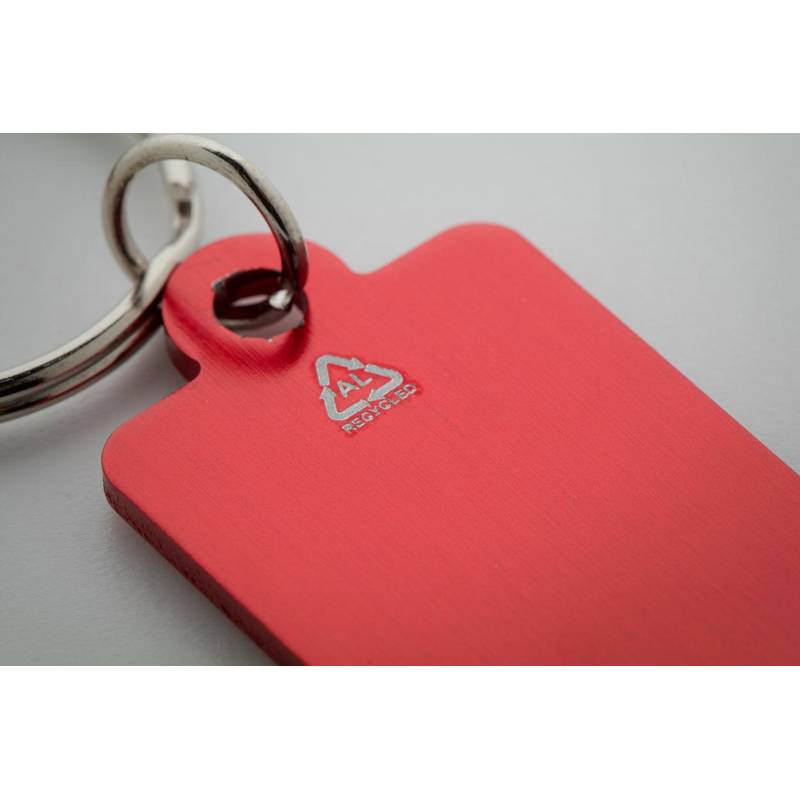 RaluCart prívesok na kľúče so žetónom do košíka, červená RaluCart prívesok na kľúče so žetónom do košíka, červená