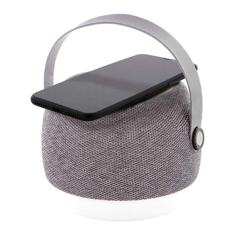 Lumifi bluetooth reproduktor s nabíjačkou, sivá Lumifi bluetooth reproduktor s nabíjačkou, sivá