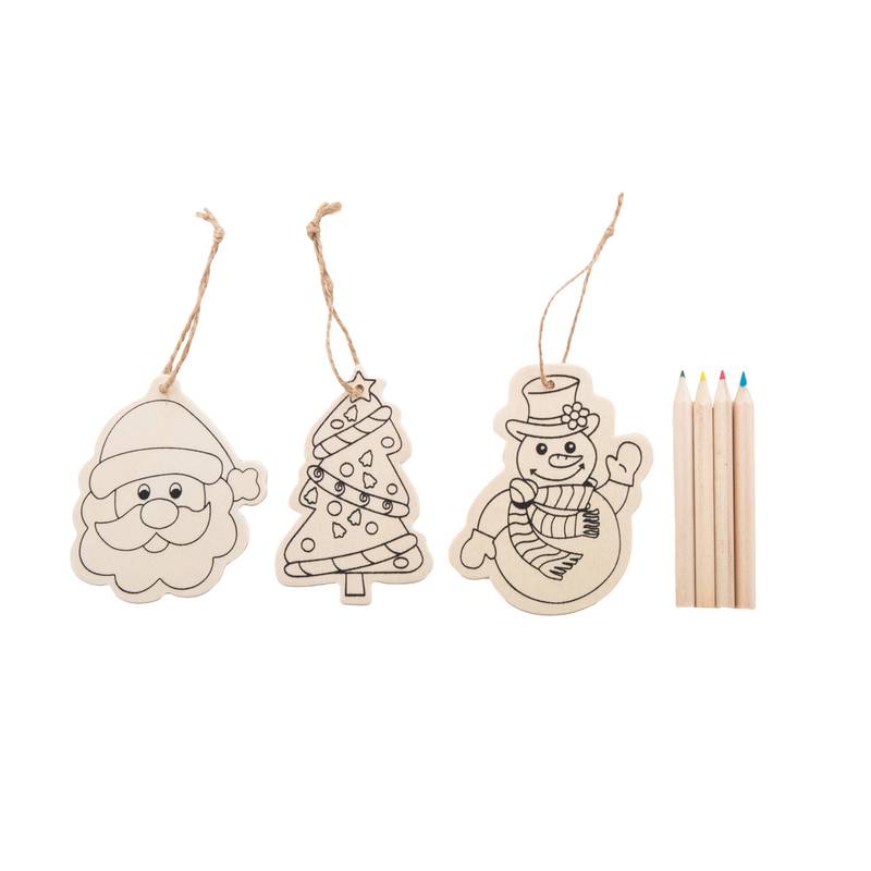 Sormela vianočné ozdoby na vyfarbenie, hnedá prírodná Sormela vianočné ozdoby na vyfarbenie, hnedá prírodná