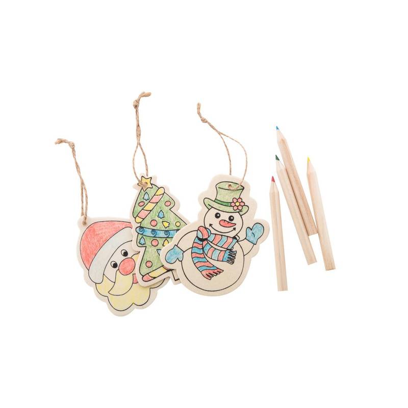 Sormela vianočné ozdoby na vyfarbenie, hnedá prírodná Sormela vianočné ozdoby na vyfarbenie, hnedá prírodná